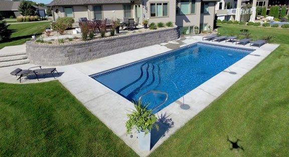 Inground Pools for Small Backyards - Latham Pool